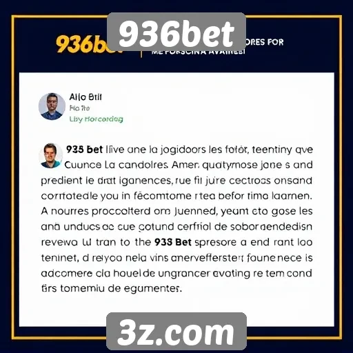 Feedback de jogadores sobre o atendimento da 936bet