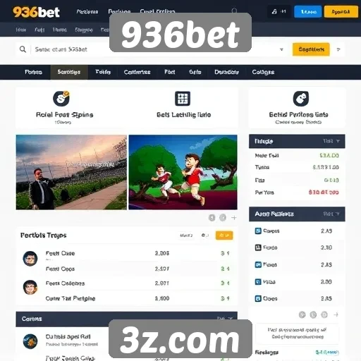 Avaliação das funcionalidades do site 936bet